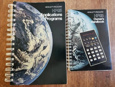 Hwelett-Packard HP-25 Owners Maunal and Applications Programs 1975 - Image 1 of 2