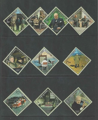 Estampillas UMM AL QIWAIN MLH Scott #60-69 - Winston Churchill ¡Buena relación calidad-precio, echa un vistazo! Foto 1 de 2