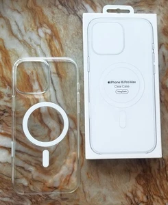 AUTÉNTICA Funda Apple Transparente con Magsafe para iPhone 16 Pro Max (6.9") OEM con Caja - Imagen 1 de 12