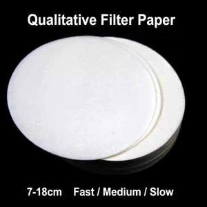 7cm - 18cm 100 Pieces Qualitative Filter Paper for Chemistry Glassware au - Bild 1 von 9