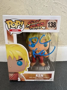 Damian Chapa Signed Funko Pop Autographed #138 Street Fighter Ken PSA/DNA COA - Picture 1 of 7