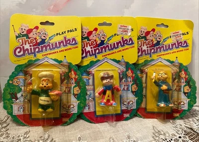 Vintage 1984 Ideal Alvin and the Chipmunks Urban Alvin Dr. Simon Chef Theodore - Image 1 of 4