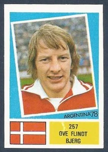 FKS 1978-ARGENTINA 78 -#257-DINAMARCA-OVE FLINDT BJERG - Imagen 1 de 1
