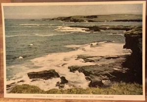 Irish Postcard DUGGERNA ROCKS Georges Head Kilkee Clare Ireland PC RealColor 137 - Picture 1 of 2