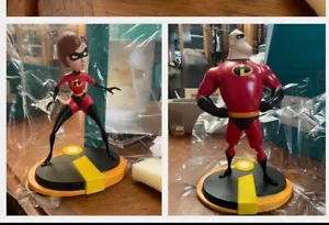 Juego de 2 estatuillas WDCC Disney LOS INCREÍBLES Sr. Increíble LIMBER LADY ELASTIGIRL - Imagen 1 de 24
