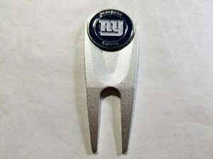 Marcador de pelota de doble cara de golf/New York Giants con herramienta Divot - ¡Nuevo!! - Imagen 1 de 2