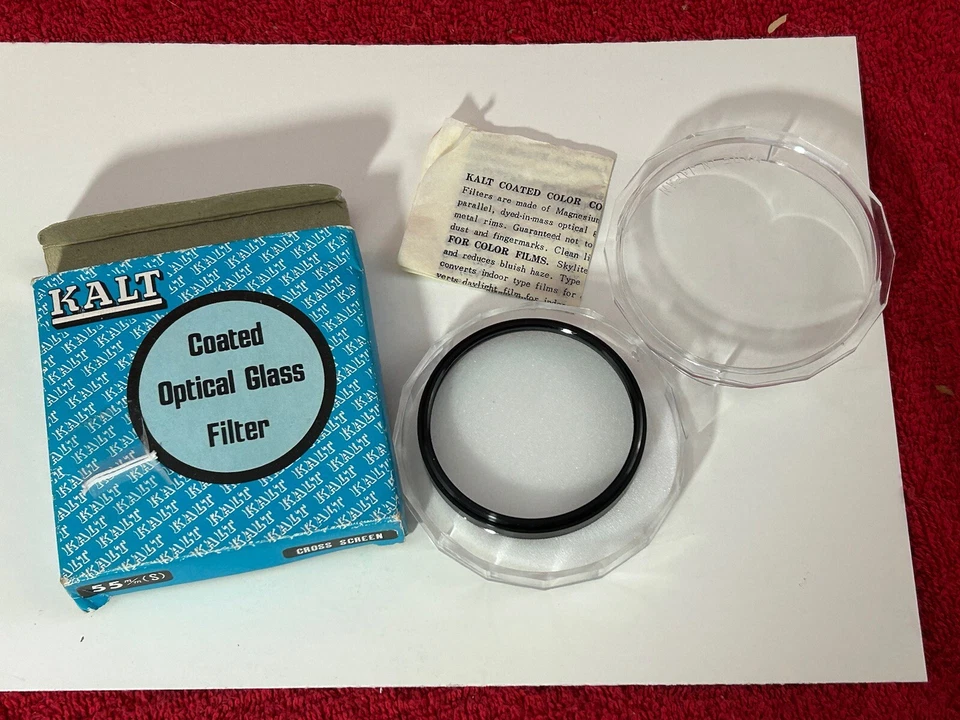 Kalt Multi-Coated Circular 55mm Cross Screen Camera Filter  Japan - Image 1 of 2