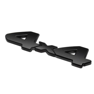 3D Black 4X4 Logo Badge Trunk Fender Emblem Sticker For Toyota Tacoma Tundra Van - Foto 1 di 7