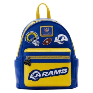 Loungefly NFL Los Angeles Rams Patches Mini Rucksack - Neu Mit Etikett - Bild 1 von 5