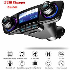 Car FM Transmitter Bluetooth MP3 Player Hands free Radio Adapter Kit USB Charger
