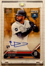 2023 Topps Now Road To Opening Day Riley Greene RC Autograph  1/1
