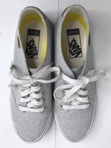 Vans Ortholite Deluxe 721356 Comfort Gray With Leather Accents Women’s Sz 10 - Picture 1 of 9