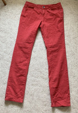 DKNY Denim Jeans Women's Sz 8 Red SOHO Skinny Leg Mid Rise high quality