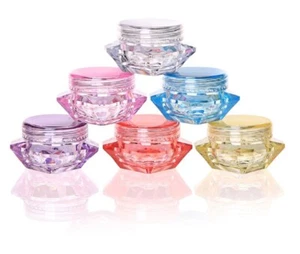 48 Pcs 5ml Cosmetic Jars – Empty Sample Containers for Lip Balm, Makeup, 5g Pots - Picture 1 of 7
