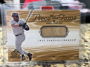 JOSE CANSECO 2000 SP Game Bat Piece of the Game # JC New York Yankees NM - MT 
