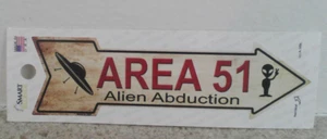 Flecha de abducción alienígena Área 51 - Calcomanía adhesiva de 3" - Imagen 1 de 1