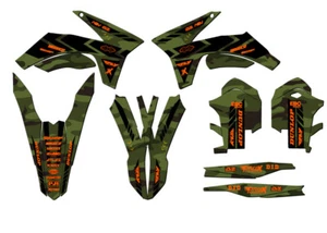 2011-2012 XCF APACHE Green Senge Graphics Kit Compatible with KTM - Foto 1 di 10
