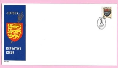 JERSEY Post 1987  FDC - 75p Value DEFINITIVE ISSUE - Special Handstamp - Image 1 of 2