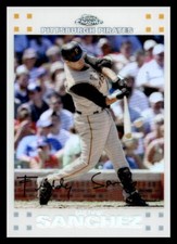2007 Topps Chrome  Freddy Sanchez #67 White Refractor /660 Pittsburgh Pirates