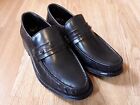Mens All Leather Dark Brown Penny Loafers Size 7 1/2 M
