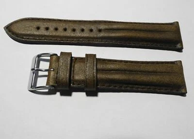 PIECE HORLOGERIE MONTRE BRACELET COBRA COSMOS MARRON CUIR SYNTHETIQUE - Photo 1/2