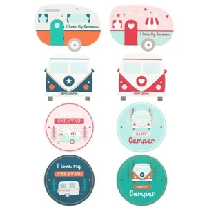 Caravan & Campervan Fridge Magnets - 8 Different Designs - Picture 1 of 9