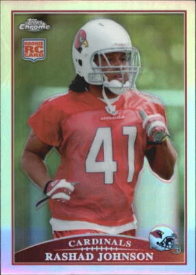 2009 Topps Chrome Refractors #TC201 Rashad Johnson RC Rookie Card - Image 1 of 2
