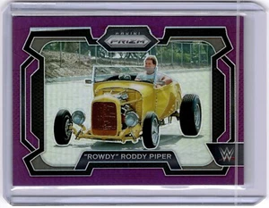 "Rowdy" Roddy Piper 2024 Panini Prizm Purple Prizm #57 WWE Legends #041/149 - Picture 1 of 2