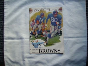 New York Giants vs. Cleveland Browns Football Program December 17, 1961 - Picture 1 of 3