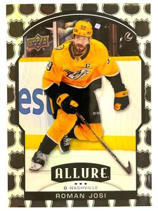 2020-21 Upper Deck Allure - 2005 Shield - Error Back ! Roman Josi