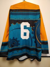 SHEFFIELD STEELERS 1996-1997 ICE HOCKEY SHIRT JERSEY #6 SIZE XL-XXL