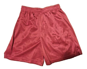 NEW BCG Academy Sports Hot Pink Fuchsia Shorts Boys Girl's L 12/14 Athletic Work - Picture 1 of 5