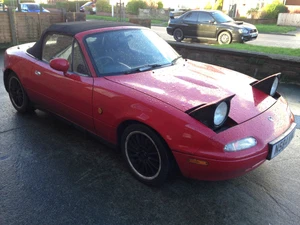 1996 MAZDA MX-5 RED - Picture 1 of 12