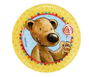 Spiegelburg 8 Party Plate IN Set Plate Kid's Birthday You Love Seven 13254 - Picture 1 of 1