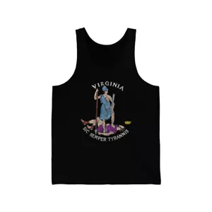 Retro Seal of Virginia Sic Semper Tyrannis Unisex Tank Top - Picture 1 of 9
