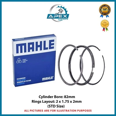 VOLVO S60 S80 S90 2.0 D2 D3 D4 DIESEL ENGINE D4204T PISTON RINGS SET 31375376 - Image 1 of 4