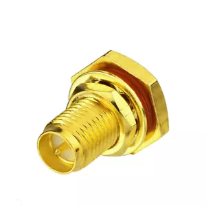 5xRP-SMA Buchse (Stecker Pin) Schott O-Ring Stecker Lötzinn .086 Kabel RG405 - Bild 1 von 4