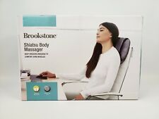 Brookstone Shiatsu Full Body Massager Rotating Massage Nodes Deep Knead Design