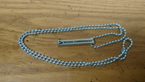 ARIZONA DIAMONDBACKS MLB LISCENSED BAR NECKLACE (20 inch chain) - NEW & SEALED Cover