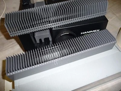 Slide projector slide cassette trays X 2 + box takes 100 slides FOR HANIMEX - Image 1 of 3
