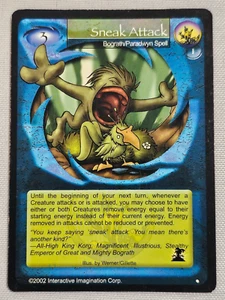 Magi Nation Duel - Sneak Attack - Spell Nightmare's Dawn Rare Vintage 2002 1st Ed - Bild 1 von 6