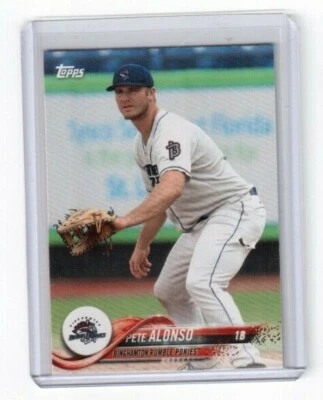 2018 Topps Baseball Pro Debut Card # 102 Peter Alonso Rumble Ponies / NY Mets - Image 1 of 2