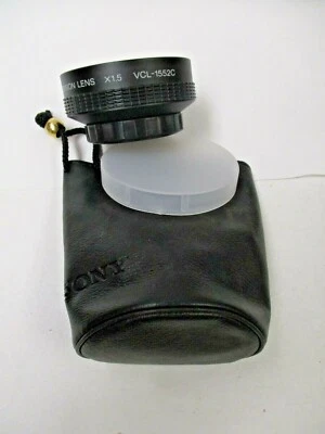 Lente telefoto Sony VCL-1552C 1.5X para Sony ou rosca 52mm - Imagem 1 de 4