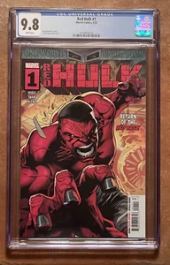 Red Hulk #1 CGC 9.8 Geoff Shaw Cubierta A - Imagen 1 de 3