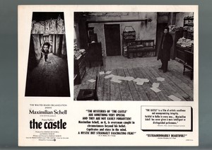 THE CASTLE-LOBBY CARD-VF/NM-MAXIMILIAN SCHELL-DRAMA-MYSTERY-1968 VF/NM