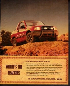 Vintage Printanzeige CHEVY Where's the TRACKER If you can find it You could 1999 ad - Bild 1 von 1