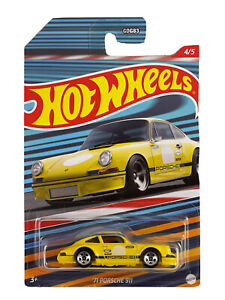 Hot Wheels 2022 HW Exotics 4/5 Yellow '71 Porsche 911