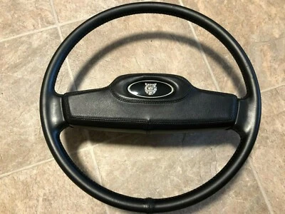Jaguar XJ6 Sedan Series III recovered Steering Wheel with Leather Horn Pad - Image 1 of 4
