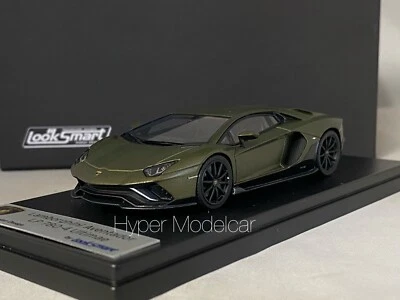LOOKSMART 1/43 LAMBORGHINI AVENTADOR LP780-4 ULTIMAE 2021 MATT GREEN  LS525E - Immagine 1 di 4