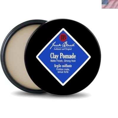 Помада Jack Black Clay 2,75 унции - натуральная фиксация и матовое покрытие для всех типов волос - Изображение 1 из 2